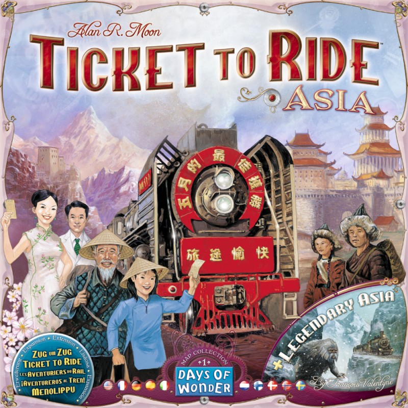 Ticket to Ride Asia Expansion