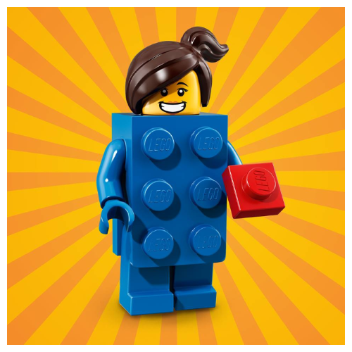 Lego Brick Suit Girl