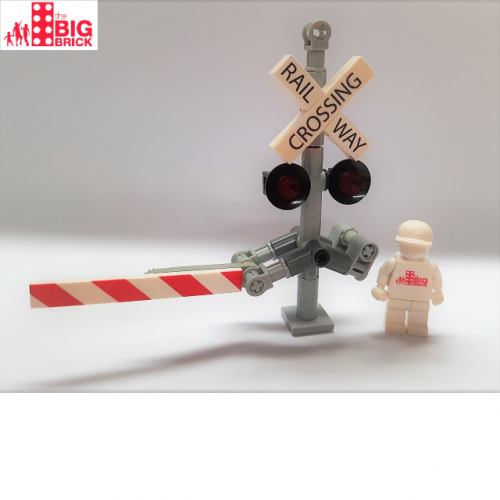LEGO Custom Printed Railway Crossing