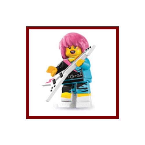 Rocker Girl - LEGO Series 7 Collectible Minifigure