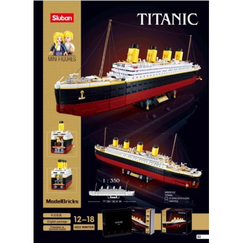 Titanic 2400pc 1:350 scale...